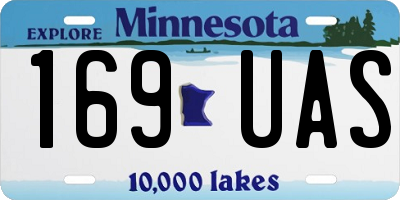 MN license plate 169UAS