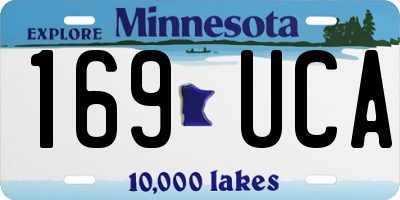 MN license plate 169UCA