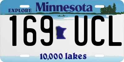 MN license plate 169UCL