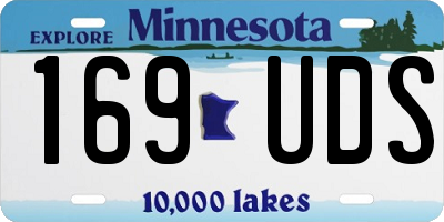 MN license plate 169UDS