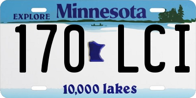 MN license plate 170LCI