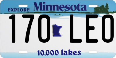 MN license plate 170LEO