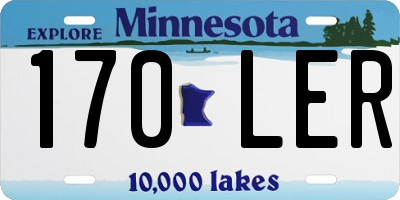 MN license plate 170LER