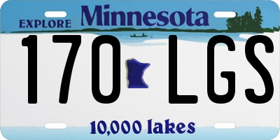 MN license plate 170LGS