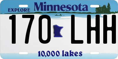 MN license plate 170LHH