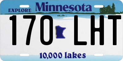 MN license plate 170LHT