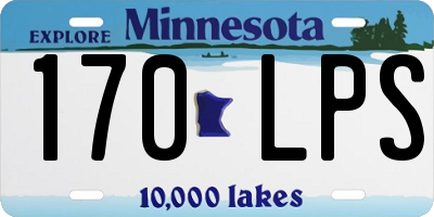 MN license plate 170LPS