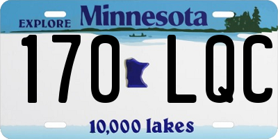 MN license plate 170LQC