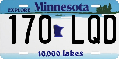 MN license plate 170LQD