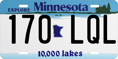 MN license plate 170LQL