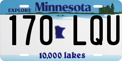 MN license plate 170LQU