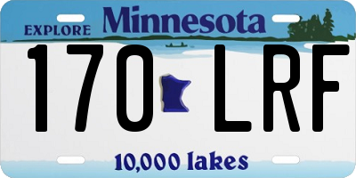 MN license plate 170LRF