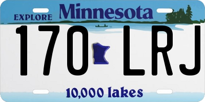 MN license plate 170LRJ