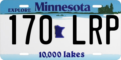 MN license plate 170LRP