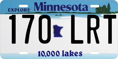 MN license plate 170LRT
