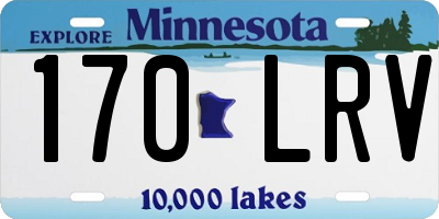 MN license plate 170LRV