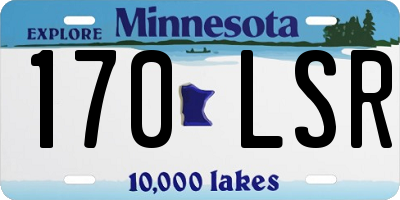 MN license plate 170LSR
