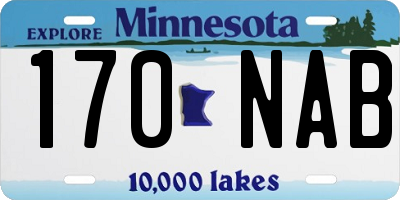 MN license plate 170NAB