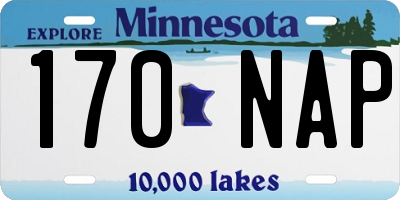 MN license plate 170NAP