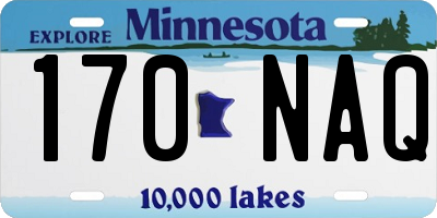 MN license plate 170NAQ