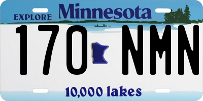 MN license plate 170NMN