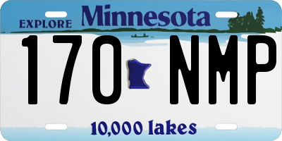 MN license plate 170NMP
