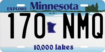 MN license plate 170NMQ