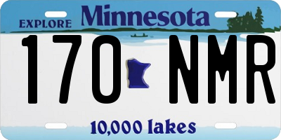 MN license plate 170NMR
