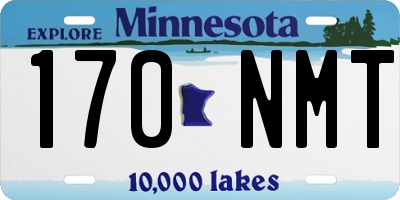 MN license plate 170NMT