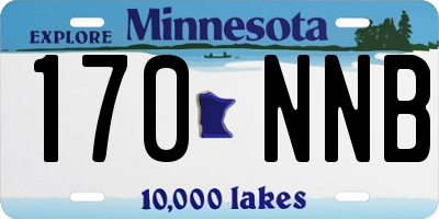 MN license plate 170NNB