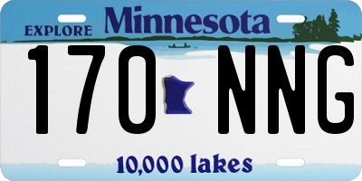 MN license plate 170NNG