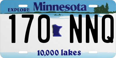 MN license plate 170NNQ