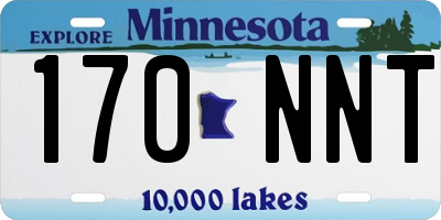 MN license plate 170NNT