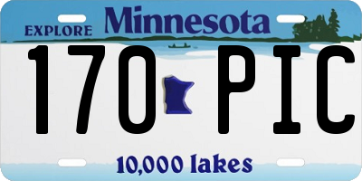 MN license plate 170PIC