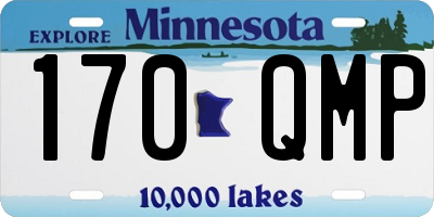 MN license plate 170QMP