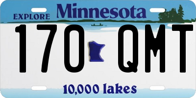 MN license plate 170QMT