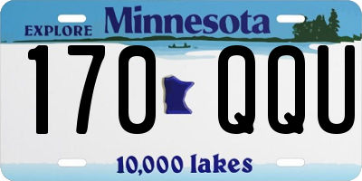 MN license plate 170QQU