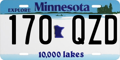 MN license plate 170QZD