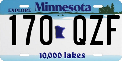 MN license plate 170QZF