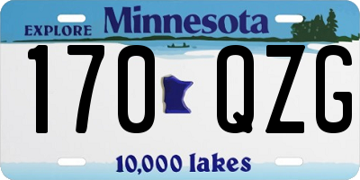 MN license plate 170QZG