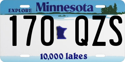 MN license plate 170QZS