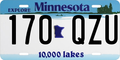MN license plate 170QZU