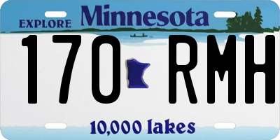 MN license plate 170RMH