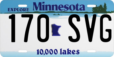 MN license plate 170SVG