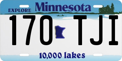 MN license plate 170TJI