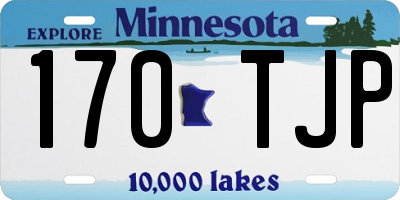 MN license plate 170TJP
