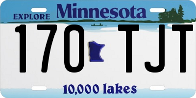 MN license plate 170TJT