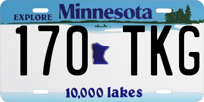 MN license plate 170TKG
