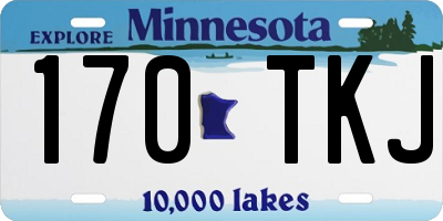 MN license plate 170TKJ