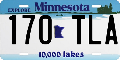 MN license plate 170TLA